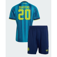 Colombia Juan Fernando Quintero #20 Bortatröja Barn VM 2026 Kortärmad (+ Korta byxor)